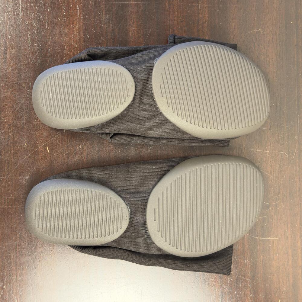 Yeezy Pods Size 2 Black 9-10.5 Sock Shoes Dust Bag YZY Kanye West